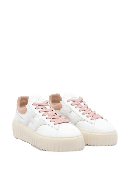 Sneakerși Hogan cu platformă alb