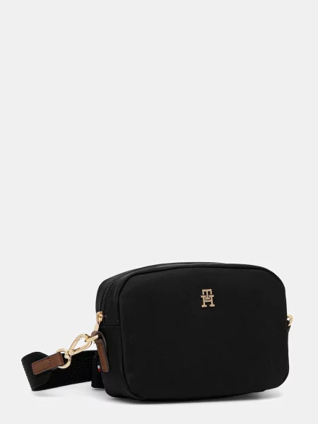 Geantă Tommy Hilfiger Popette Camera Bag Black Universal negru
