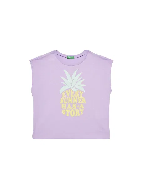United Colors Of Benetton Felső Regular Fit lila