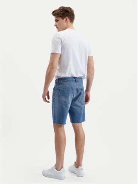 Kratke traper hlače Gap plava