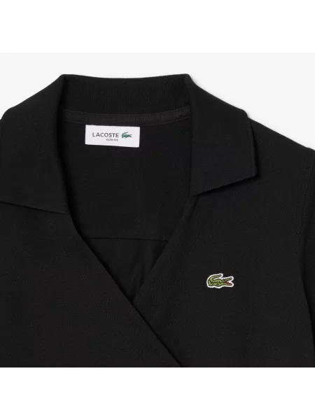 Поло Lacoste черное