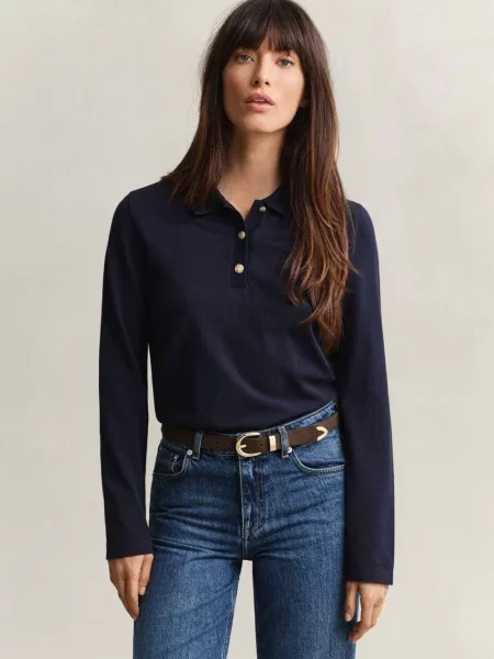 Gant koszulka polo Kobiety S niebieski