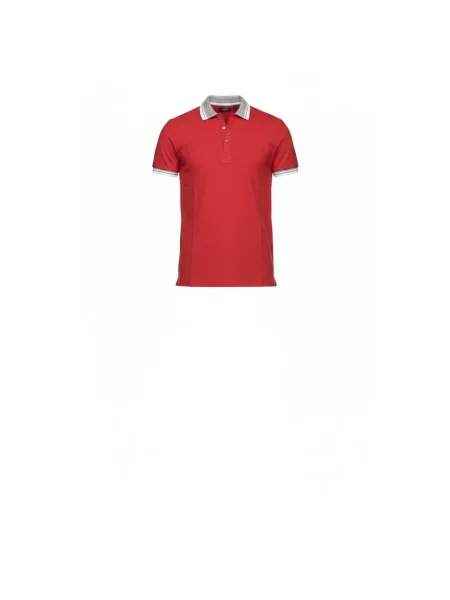 Koszulka polo Guess z krótkim rękawem czerwona
