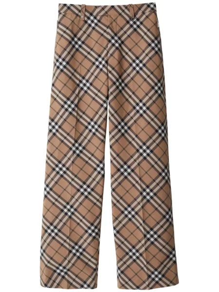 Pantaloni Burberry în carouri