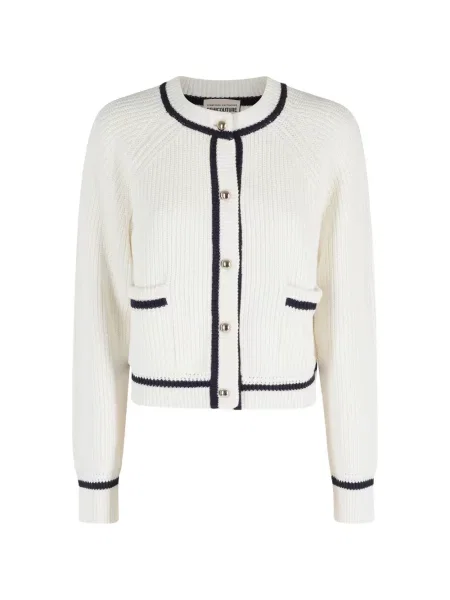 Cardigan Semicouture alb