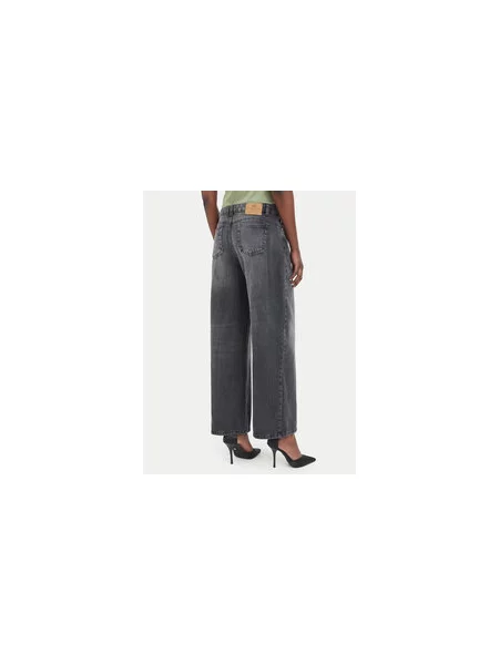 Juicy Couture Jeans hlače Wide Leg siva