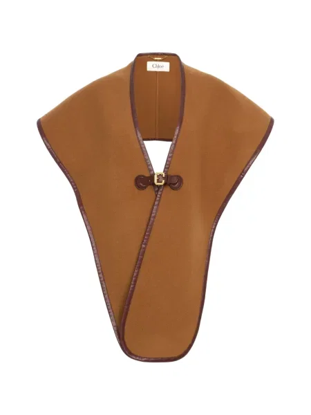 Geanta de piele Chloé maro