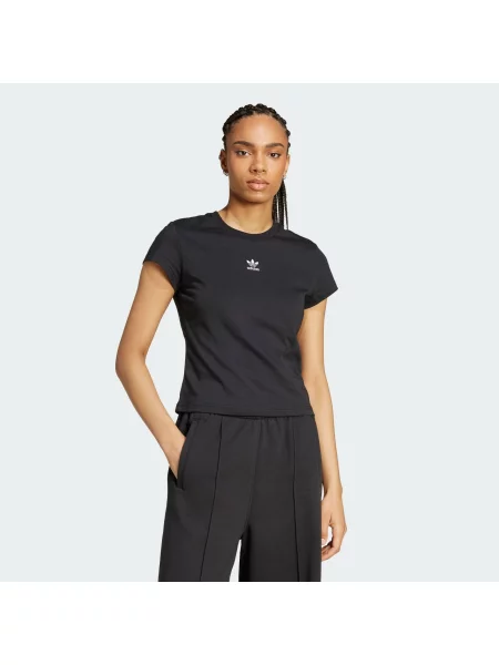 ADIDAS ORIGINALS Tričko Essentials / biela čierna