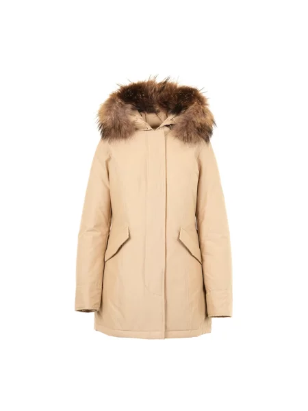 Parka Woolrich brązowa