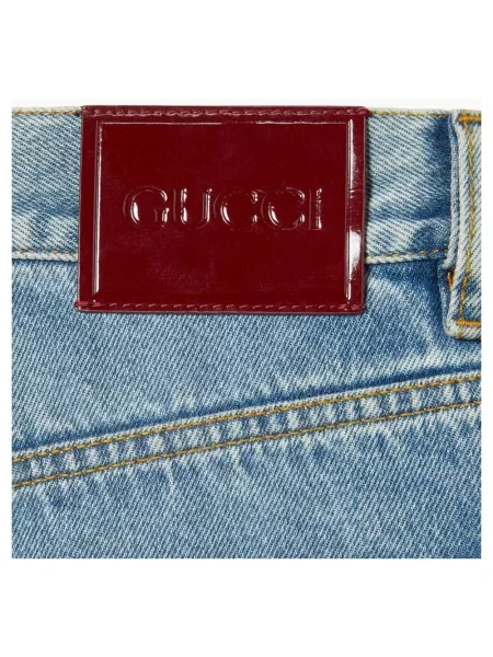 Jeansy Gucci niebieskie
