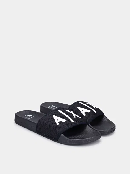 Шлепанцы Armani Exchange синие