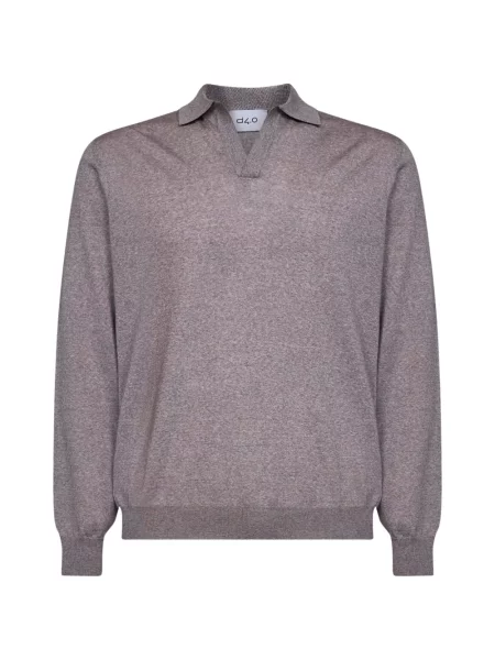 Lung tricou D4.0 de lână maro