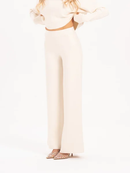 MYLAVIE by Sarah Harrison Pantaloni murdar alb