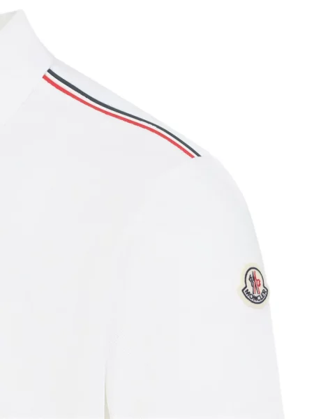 Polo Moncler cu dungi alb