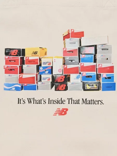 Сумка шопер New Balance бежева