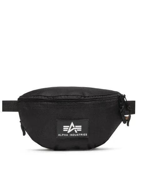 Ľadvinka Alpha Industries Rubber Print Waistbag čierna