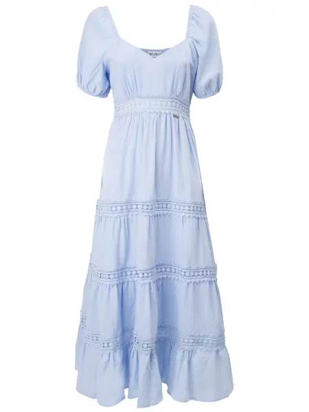 Influencer Poletna obleka nebeško modra