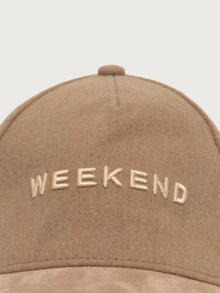 Weekend Max Mara бейсболка з додаванням вовни WKAPOMPOSA