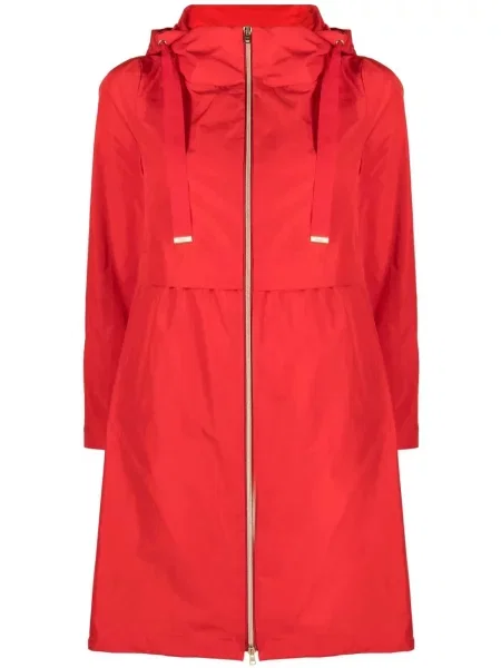 Tafta sznurek ściągający płaszcz Herno z kapturem