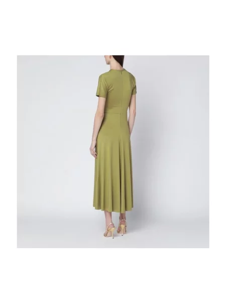 Sukienka midi Victoria Beckham zielona