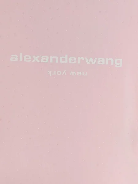Tricou Alexander Wang cu autograf roz
