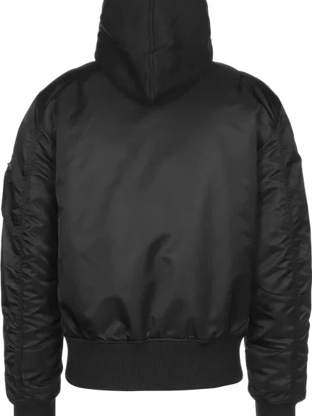 ALPHA INDUSTRIES Prechodná bunda D-Tec SE / červená / biela čierna