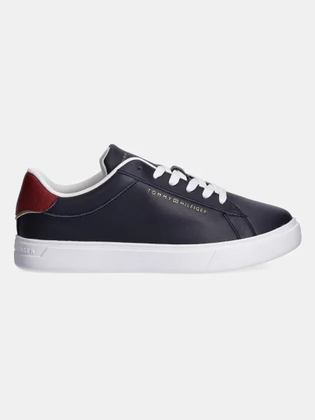 Kožené tenisky Tommy Hilfiger modrá