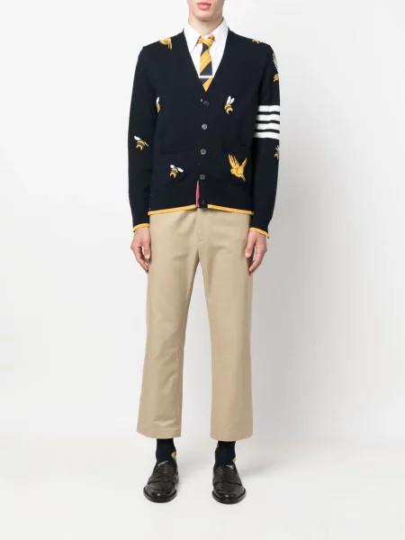 Chinos kelnes Thom Browne apkarpytas ruda