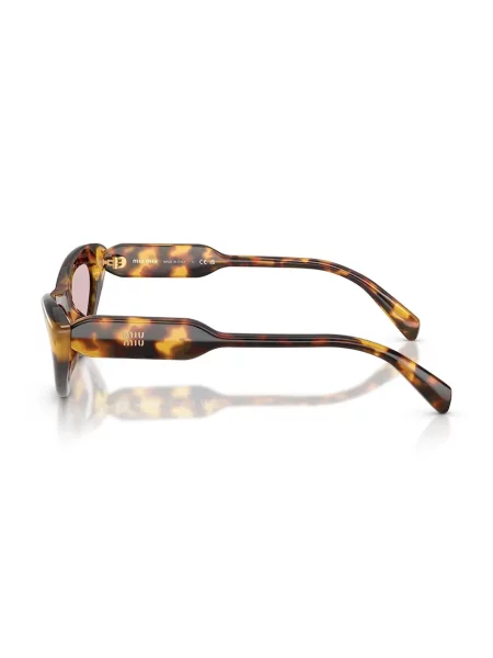 Miu Miu okulary przeciwsłoneczne kocie oczy brązowe
