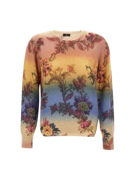 Sweter Etro wełniany z nadrukiem