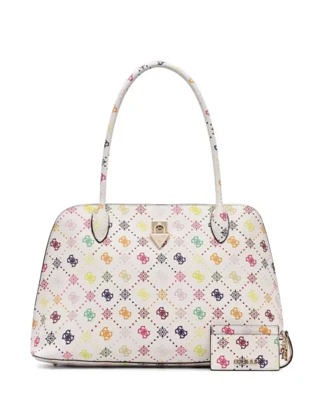 Geantă shopper Guess alb