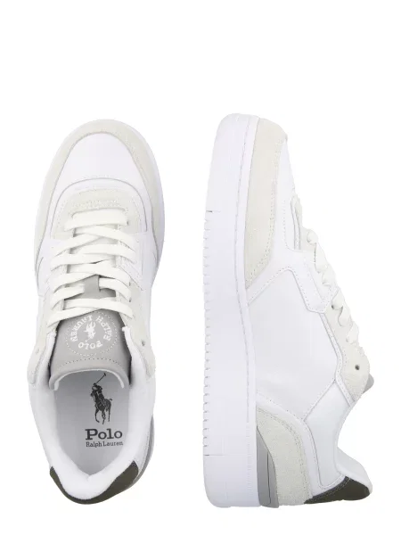 Polo Ralph Lauren Nízke tenisky svetlobéžová biela