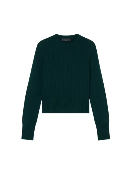 Sweter Brooks Brothers wełniany zielony