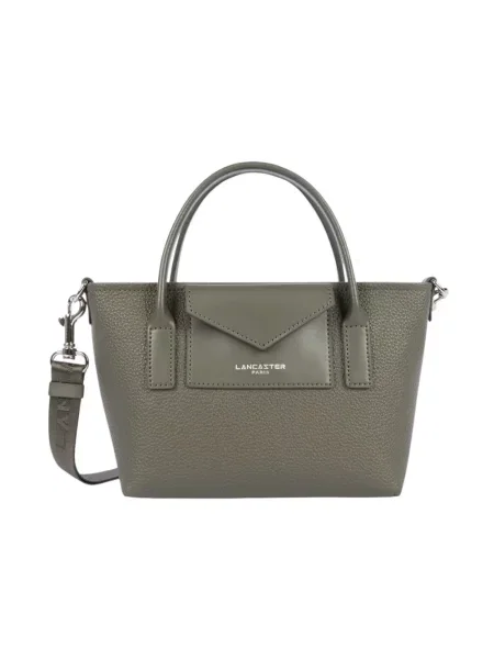 Torebka Lancaster skórzana zielona
