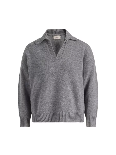 Długi sweter Weekend Max Mara szary