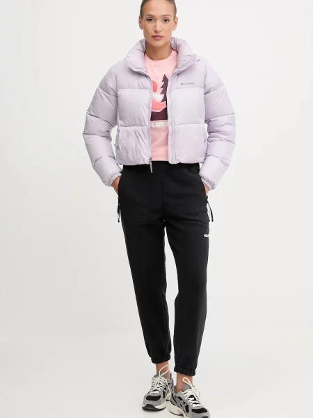 Columbia geacă Puffect Colorblock violet