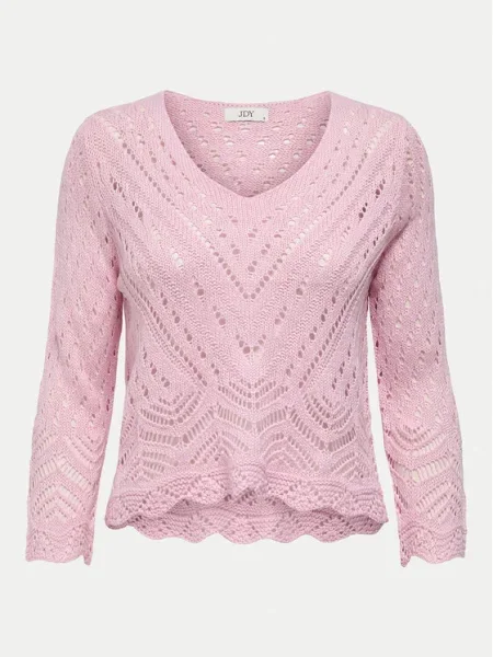 JDY Пуловер New Sun розов