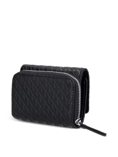 Pénztárca Armani Exchange autogrammal fekete