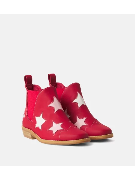 Gyerek bokacsizma Stella Mccartney piros