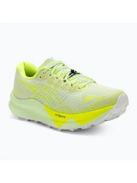 Дамски обувки за бягане ASICS Fujispeed 3 cool matcha/safety yellow жълто