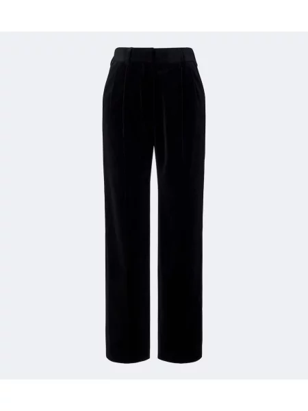 Pantaloni Blazé Milano de catifea negru