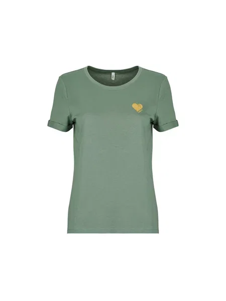 Usnjeni top Only zelena