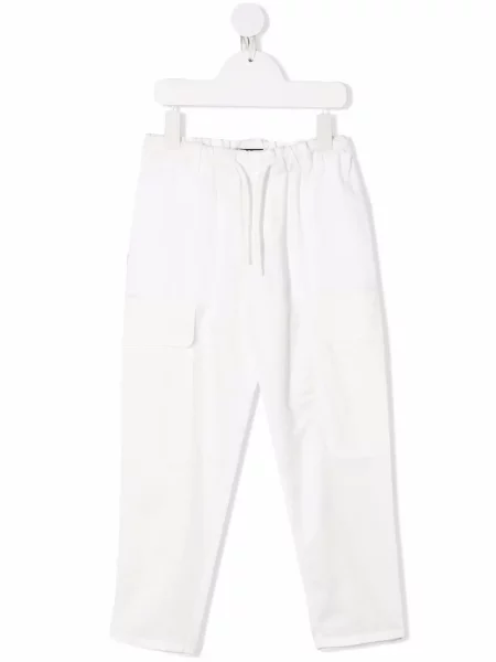 Spodnie dziecięce Emporio Armani białe