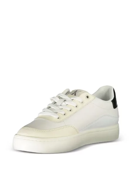 Fűzős csipkés sneaker Calvin Klein fehér