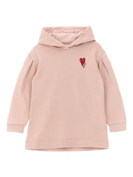 Sukienka mini dziecięca Moncler Enfant różowa