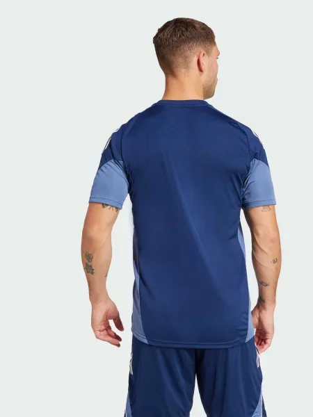 Переработанный футболка Adidas синяя