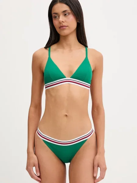 Tommy Hilfiger plavková podprsenka zelená