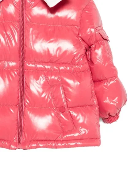 Kurtka dziecięca Moncler Enfant różowa