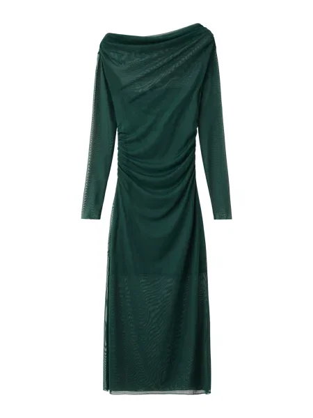 MANGO Rochie AITANA smarald verde