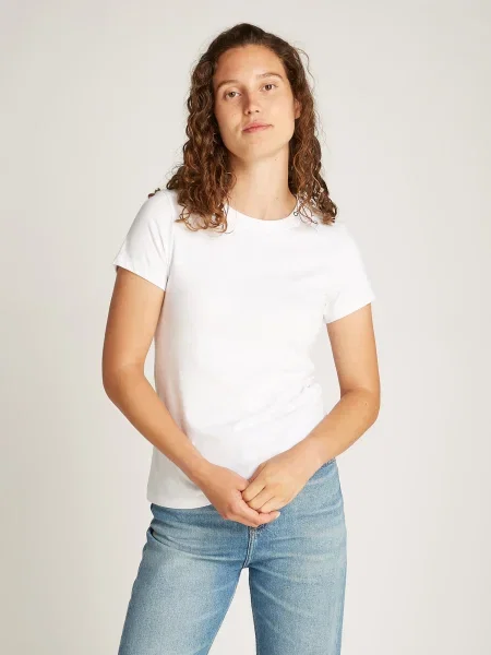 Calvin Klein Jeans Tricou alb